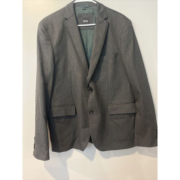 HUGO BOSS Other - BOSS Hugo Coastes Suit Jacket 40 R 40R Dark Gray